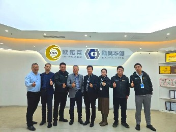 泰科电子工业事业部领导访问欧锘克，深化战略合作伙伴关系