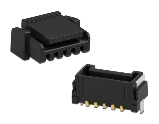 1.25毫米小型锁定HPI连接器外观图